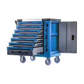 Carrello Portautensili Officina 7 Cassetti Completi Di Utensili Con Sportello Laterale Kraft Muller (2)