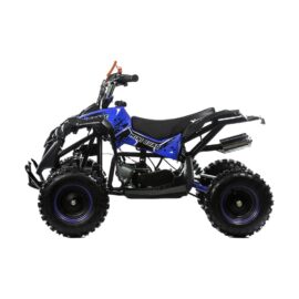Mini Quad Big Racing Bambino 49 CC Ruota 6 Telaio Maggiorato Blu (2)