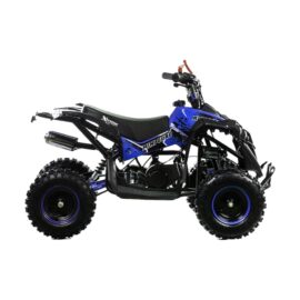 Mini Quad Big Racing Bambino 49 CC Ruota 6 Telaio Maggiorato Blu (3)