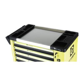 CARRELLO PORTAUTENSILI OFFICINA 7 CASSETTI 5 COMPLETI DI UTENSILI CON SPORTELLO LATERALE PIANALE IN ACCIAIO (3)