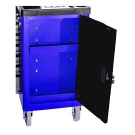 CARRELLO PORTAUTENSILI OFFICINA 7 CASSETTI 6 COMPLETI DI UTENSILI CON SPORTELLO LATERALE KRAFT MULLER (3)