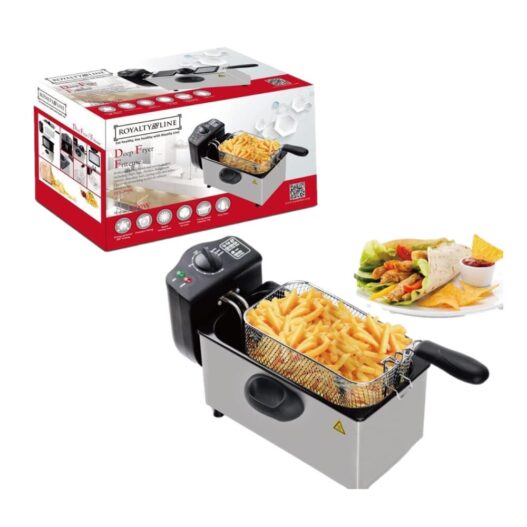 FRIGGITRICE ELETTRICA REGOLABILE ROYALTY LINE 2000W 3 LITRI