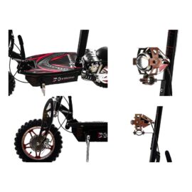 MONOPATTINO - SCOOTER ELETTRICO 1000 WATT 36V ROSSO (3)