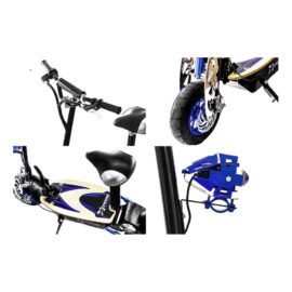 MONOPATTINO - SCOOTER ELETTRICO 2000 W BLU (2)