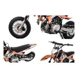PIT BIKE MINI CROSS APOLLO XTR JUNIOR 1012 110CC SEMI-AUTO ROSSO (3)