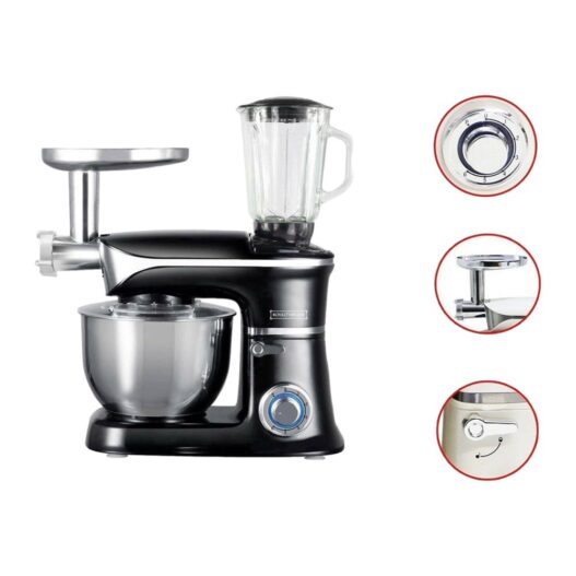 PLANETARIA 3 IN 1 IMPASTATRICE FRULLATORE TRITACARNE MULTIFUNZIONE 1900W 6.5LT (2)
