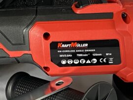 SMERIGLIATRICE ANGOLARE BATTERIA LITIO 36V KRAFT MULLER