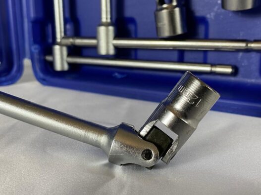 SERIE CHIAVI A T CON SNODO SET 7 PZ  IN CHROME VANADIUM KRAFT MULLER
