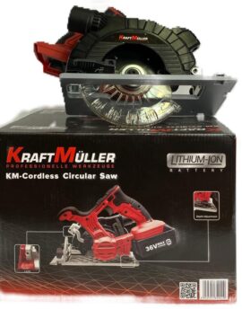 SEGA CIRCOLARE A BATTERIA 36 V 3 AH KRAFT MULLER