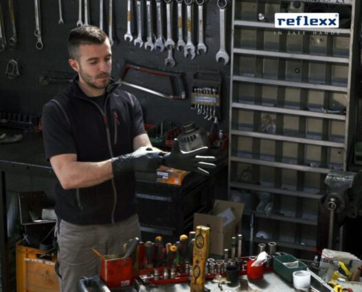 REFLEXX GUANTI IN NITRILE SENZA POLVERE REFLEXX N79 PLUS - EXTRA LUNGO