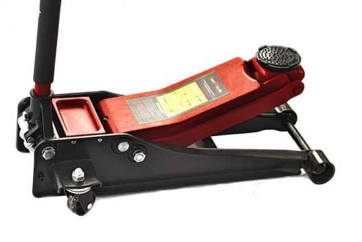 CRIC SOLLEVATORE IDRAULICO 4 TN DOPPIO PISTONCINO SOLO 7.5 CM DI ALTEZZA KRAFT MULLER