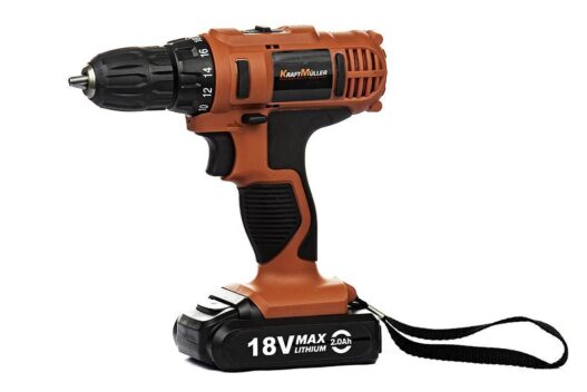 AVVITATORE TRAPANO 18 V CON VALIGIETTA COMPLETA DI UTENSILI KRAFT MULLER