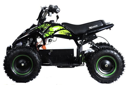 MINIQUAD ELETTRICO 800 W RACING CON LUCI RETRO RUOTA 6 XTREME MOTOSPORT