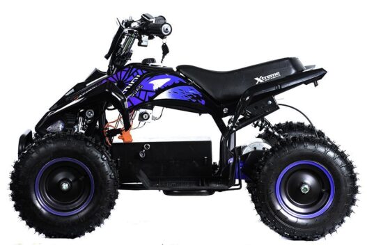MINIQUAD ELETTRICO 800 W RACING CON LUCI RETRO RUOTA 6 XTREME MOTOSPORT