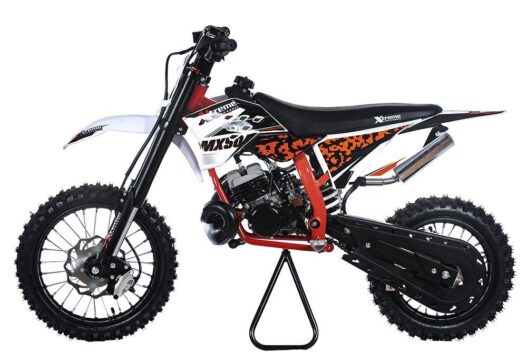 MINI-CROSS MX XTREME 50 CC FRENI IDRAULICI FORCELLE STELO ROVESCIATO 2 TEMPI  9CV XTREME MOTOSPORT