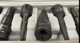 KRAFT MULLER SET 8  CHIAVI RINFORZATE LUNGHE A BUSSOLA TORX MASCHIO