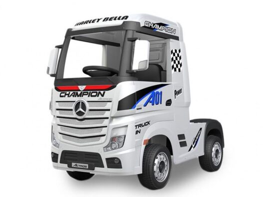 CAMION BAMBINI SUPER 4X4 TRUCK MERCEDES ACTROS 4 MOTORI CON TELECOMANDO 12V